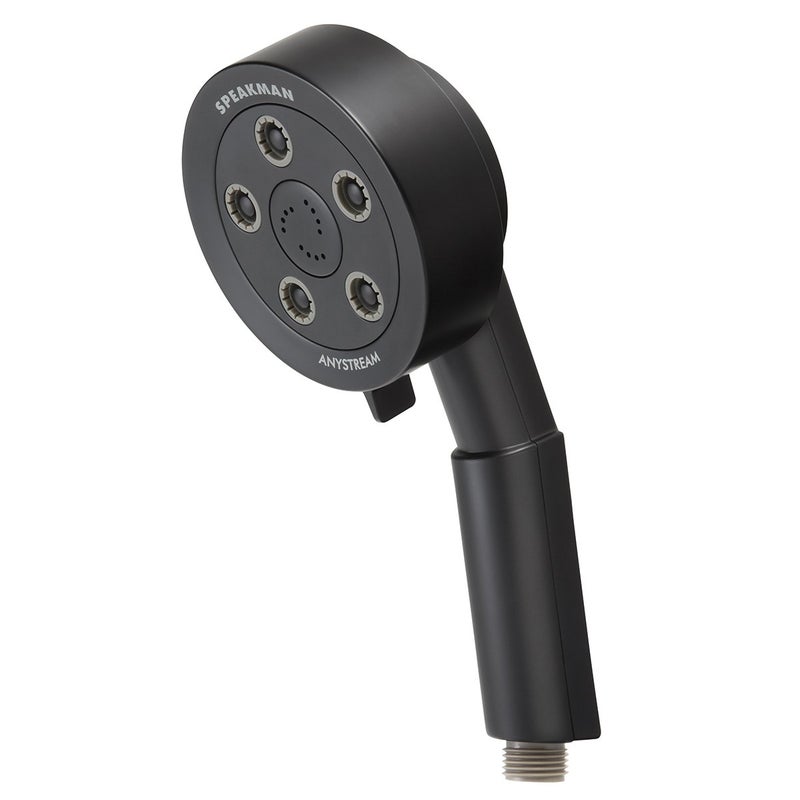 Speakman VS-3010-MB-E2 Neo Anystream Multi-Function Handheld Shower Head, 2.0 GPM, Matte Black - Image 1